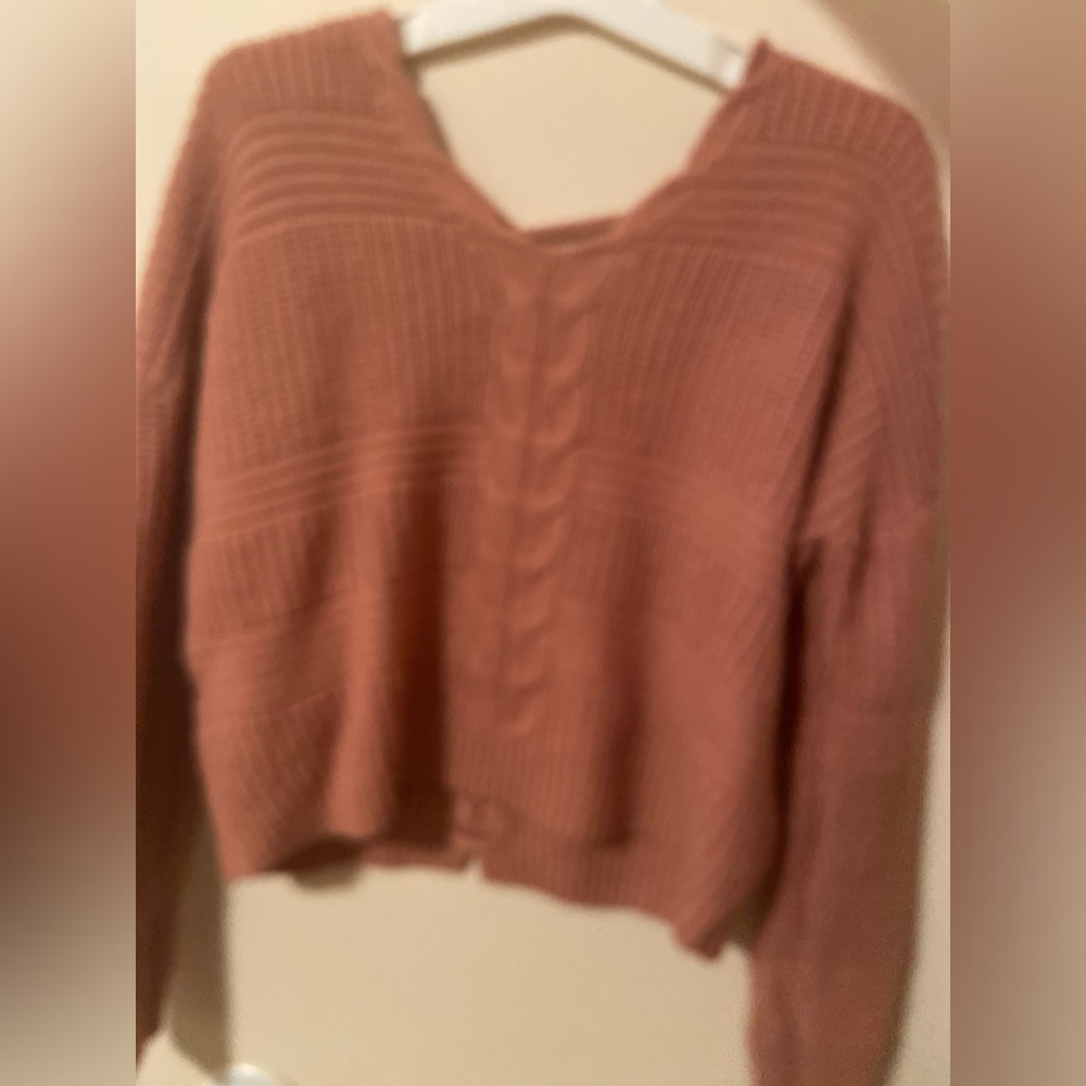 Pink sweater